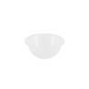 White polypropylene hemispherical bowl 11.02 inch