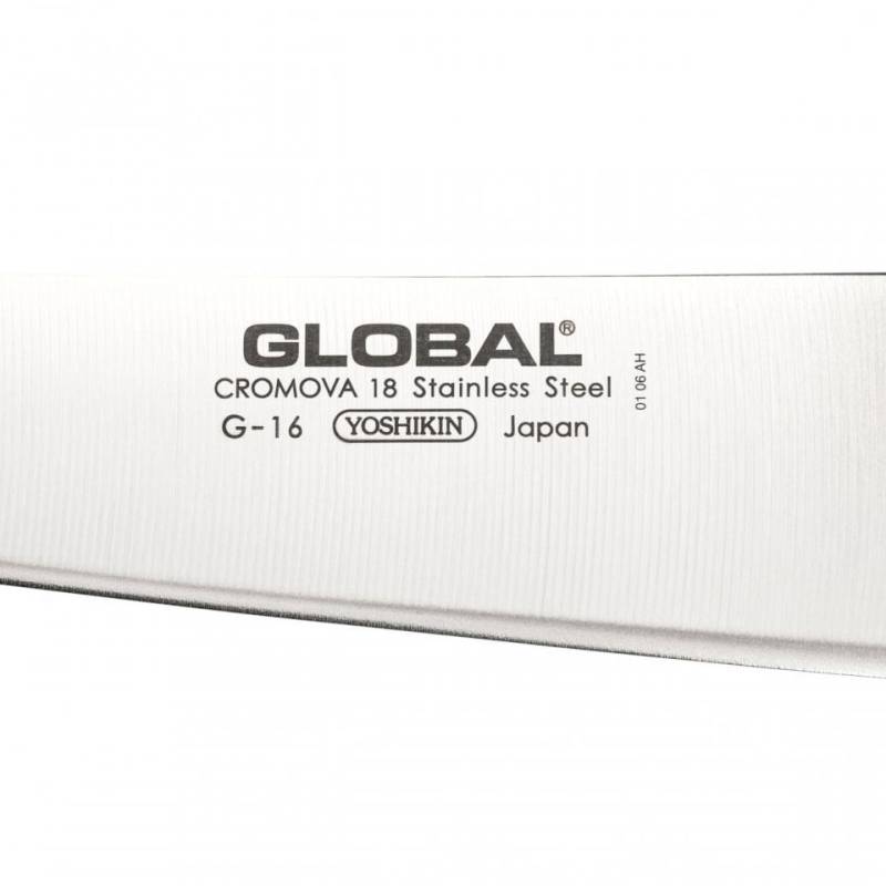 Coltello cucina Global in acciaio inox cm 24