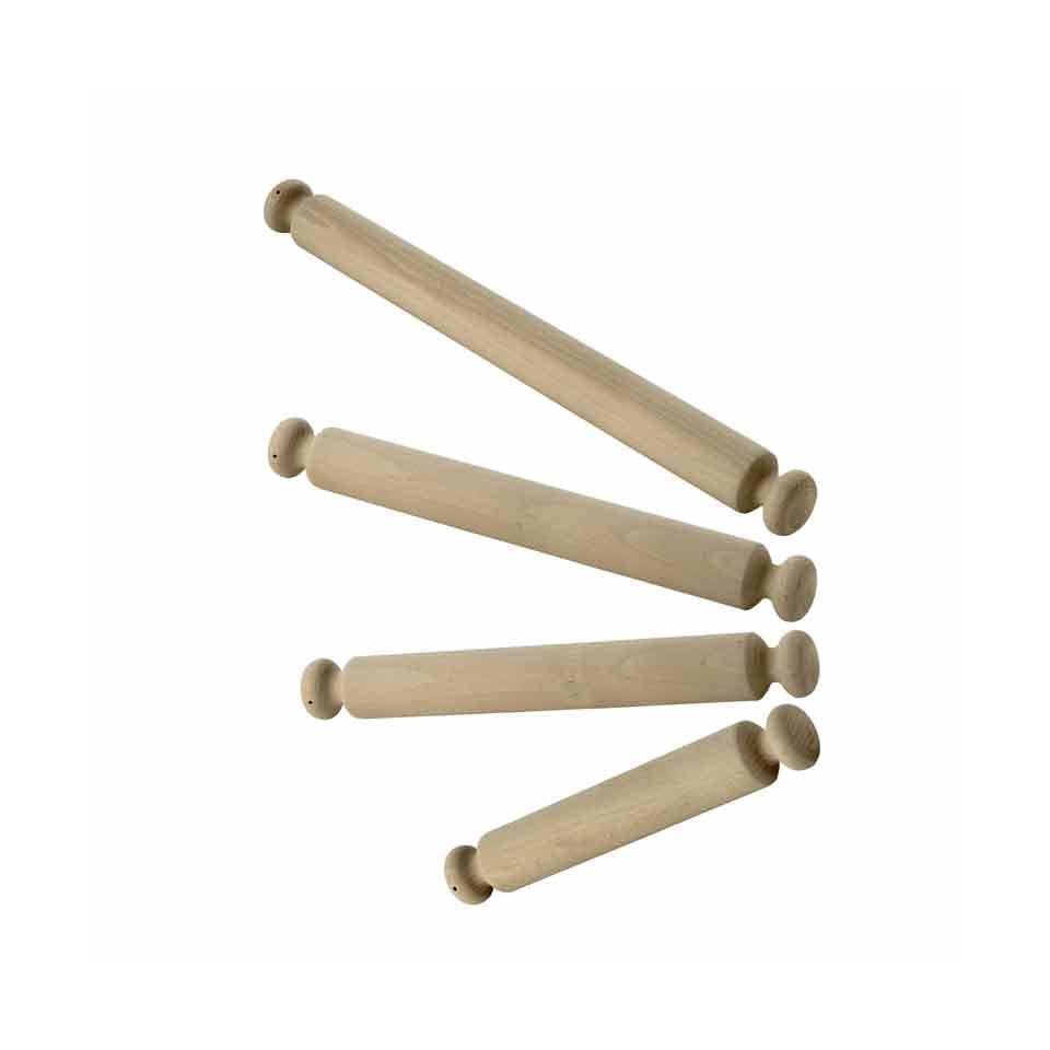 Wooden rolling pin cm 40