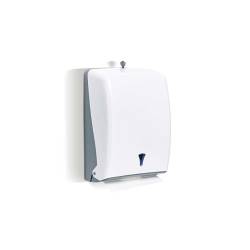 Amalfi white plastic dispenser 