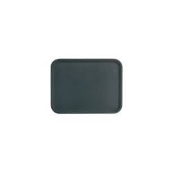 Polypropylene tray 30x42cm non-slip rectangular black
