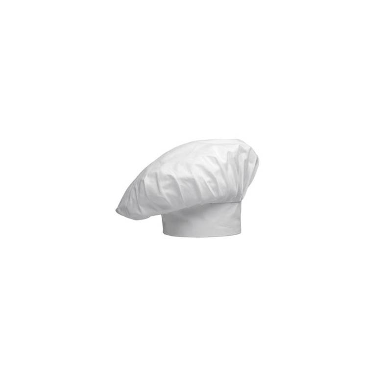 Cappello cuoco classico Egochef cotone bianco