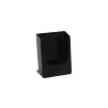 Black plastic napkin stand 