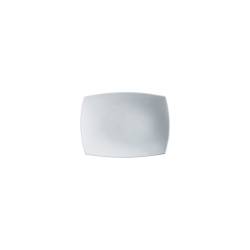 Piatto rettangolare Linea Delice Arcoroc in vetro bianco 35x21 cm