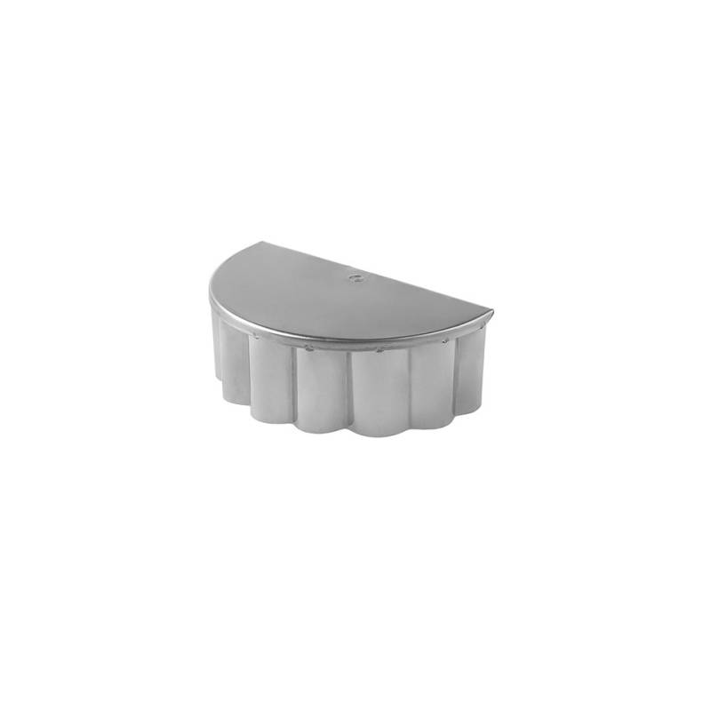Stainless steel festooned cake mould 3.62x2.08x1.26 inch