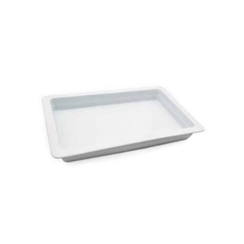 Rectangular Gastronomy 1/1 white porcelain dish cm 53x32x6.5