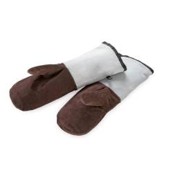 Leather oven glove 17.71 inch