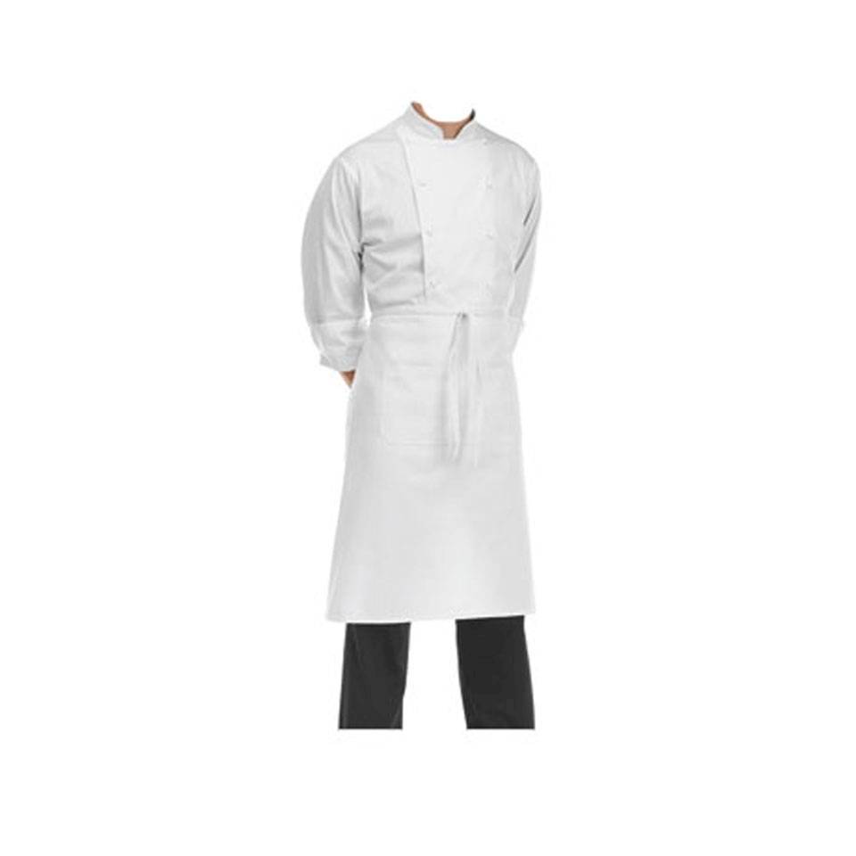 Waist apron with pocket Egochef 70x70cm white
