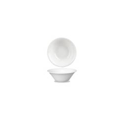 Mediterranean Churchill line salad bowl in white vitrified ceramic 17.2 cm