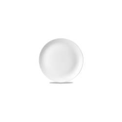 Piatto piano Linea Evolve Churchill in ceramica vetrificata bianco 26 cm