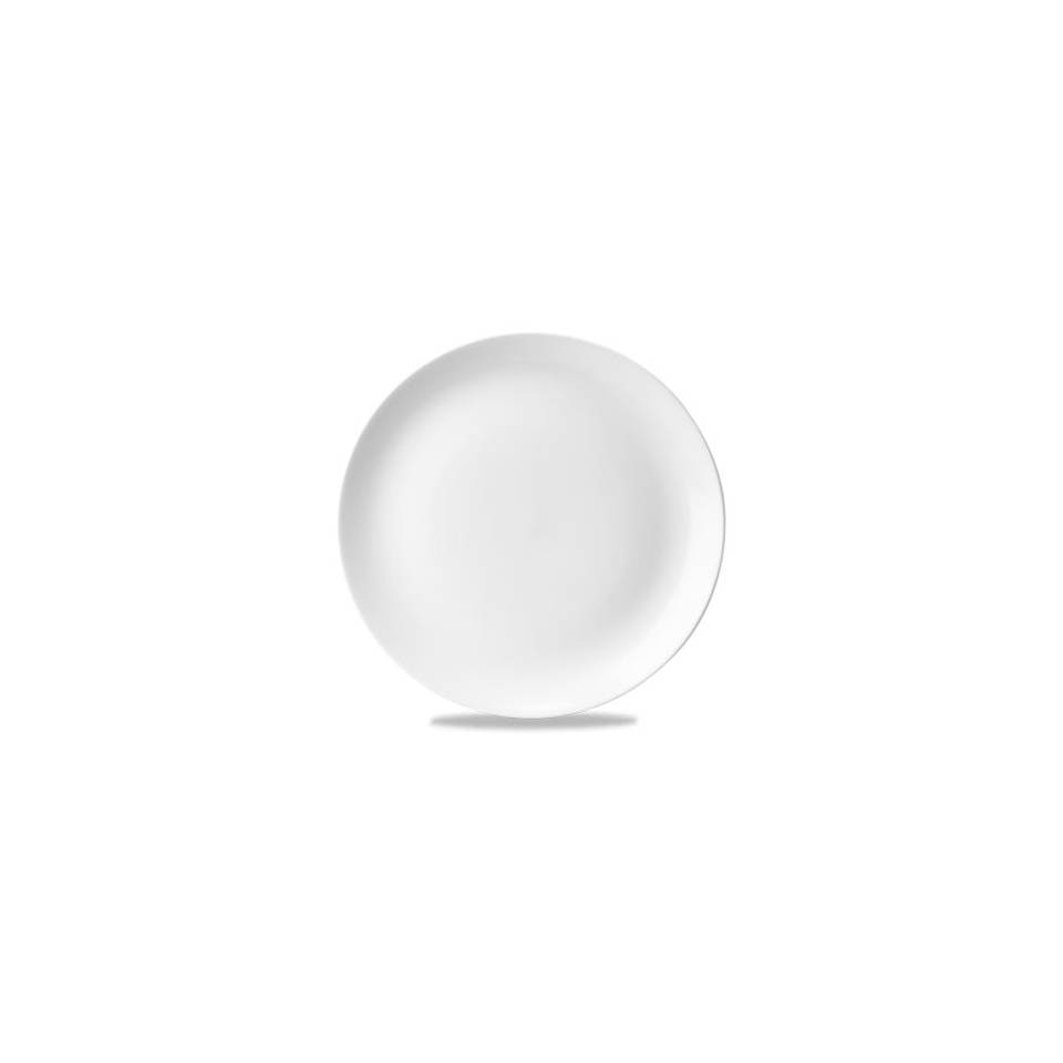 Piatto piano Linea Evolve Churchill in ceramica vetrificata bianco 26 cm