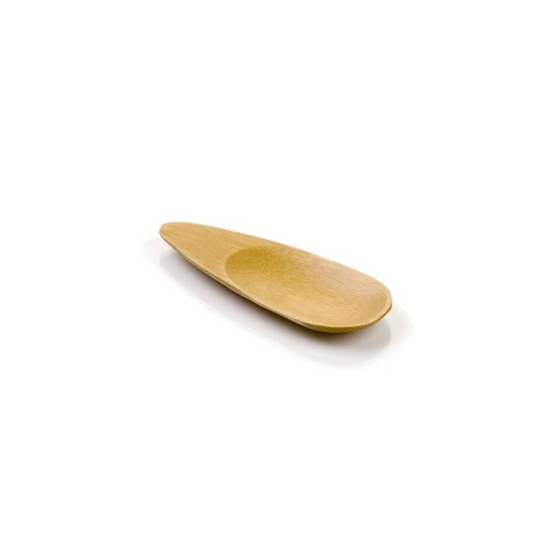 Cuchara desechable de bambú Pattaya 10 x 4 cm