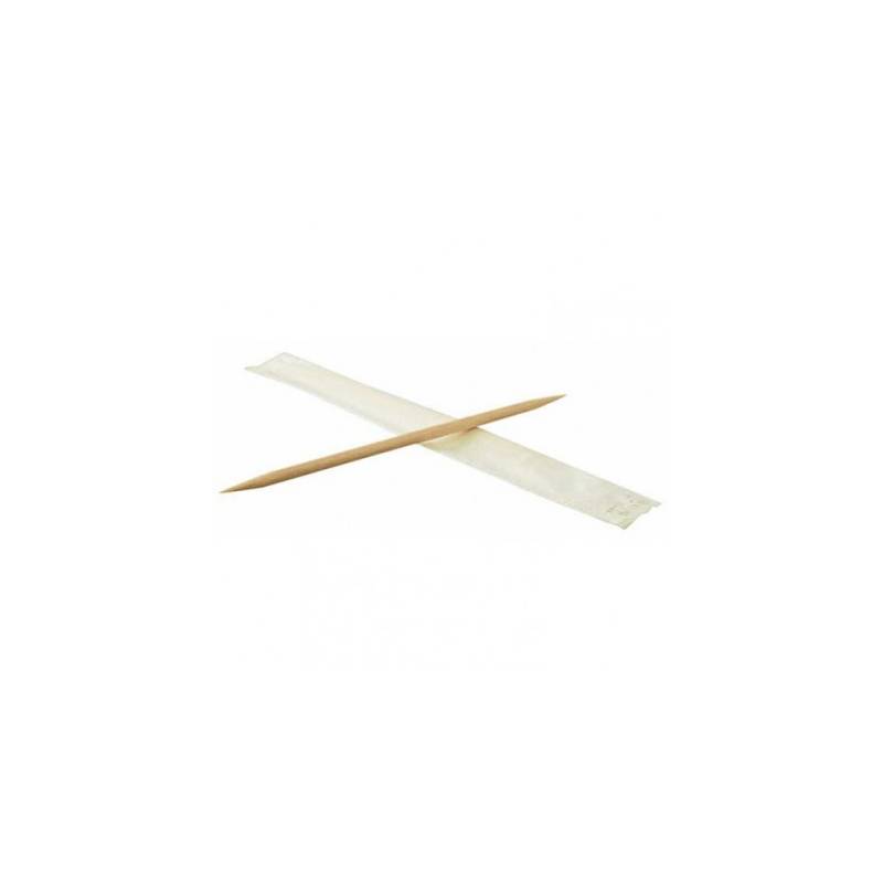 Individually bagged wooden toothpicks two tips cm 6.5