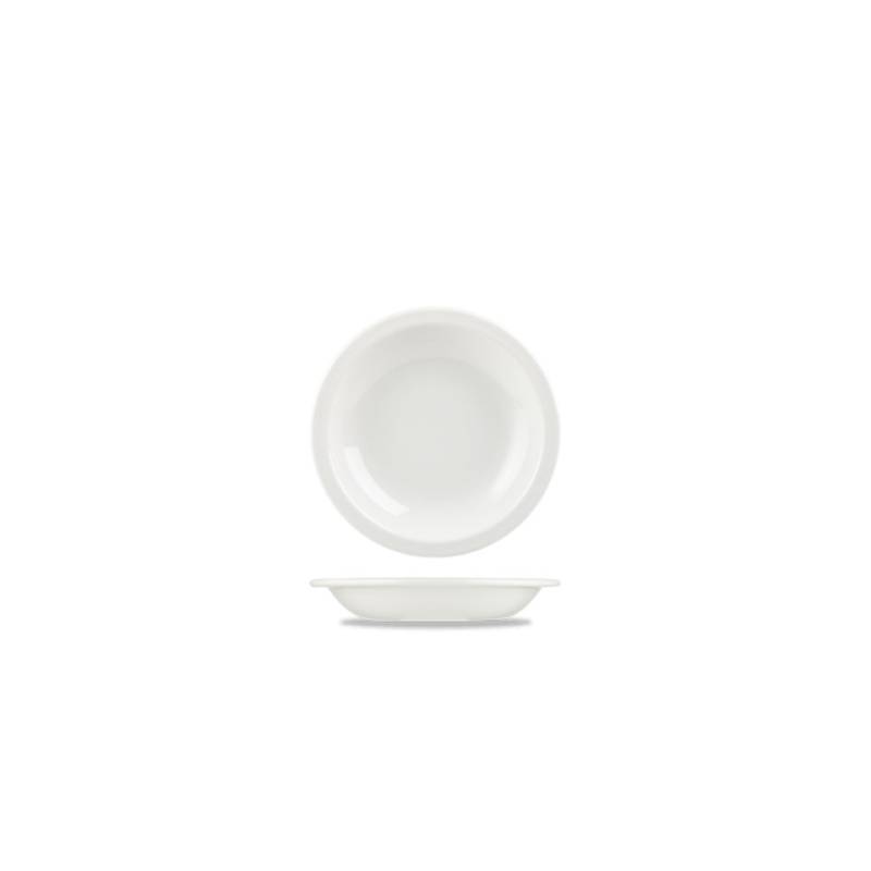 Linea Nova Churchill soup plate in white vitrified ceramic cm 21