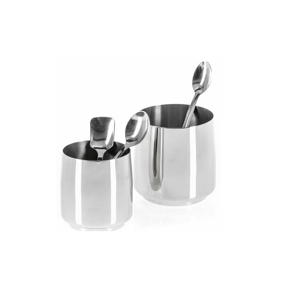 Big stainless steel teaspoon holder 10x9.3 cm