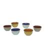 Coppetta pinzimonio Mediterraneo Novità Home in ceramica colorata cm 7,5