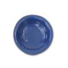 Piatto fondo Mediterraneo in ceramica blu cm 24