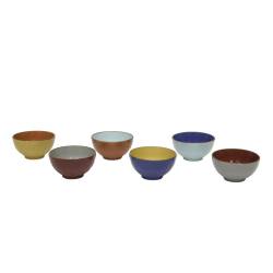 Tazza cereali Mediterraneo in ceramica colorata cm 15