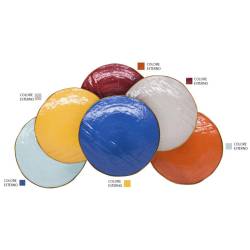Mediterraneo Novità Home flacher Teller aus farbiger Keramik cm 32