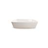 Rectangular Cordonata white porcelain dish cm 40x30x10