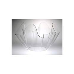 Secchiello Onda in plexiglass trasparente cm 40x28,5