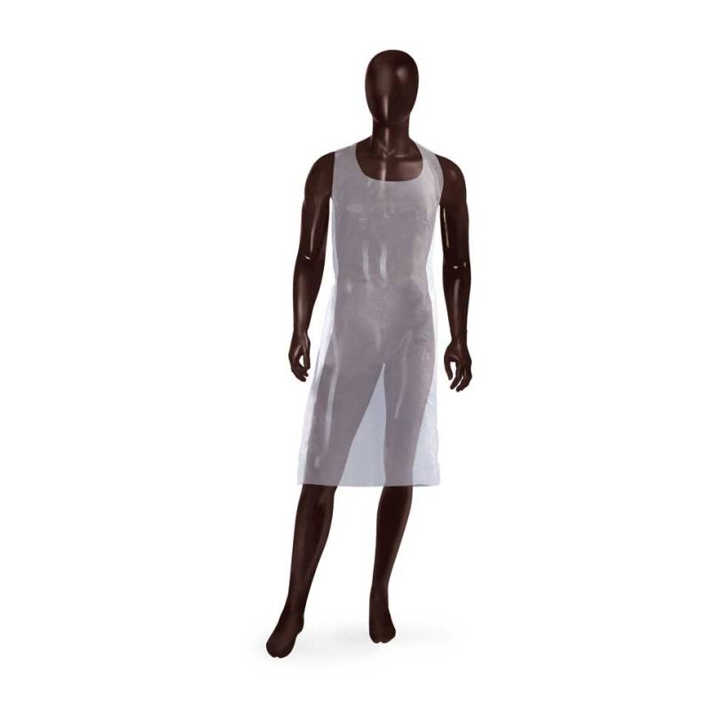White ldpe apron 27.56x47.24 inch