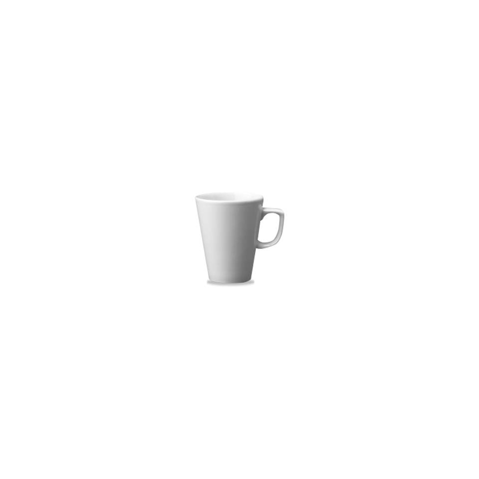Churchill Beverage Line Coffee and Milk Mug white vitrified ceramic cl 40