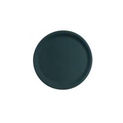Polypropylene tray 40.5cm non-slip round black