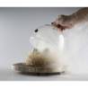 Campana Rubì con valvola 100% Chef in vetro cm 18