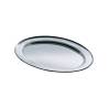 Stainless steel oval tray 13.78x8.66 inch
