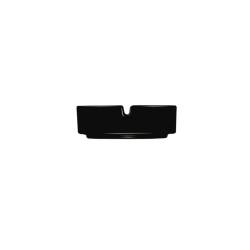 Arcoroc black glass stackable ashtray 3.34 inch