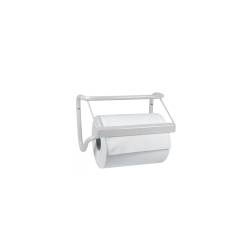 White steel wall-mounted roll holder