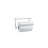 White steel wall-mounted roll holder