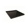 Vassoio quadrato Slim in acrilico nero lucido cm 35x35