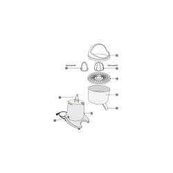 Big nosepiece juicer S98 Ceado