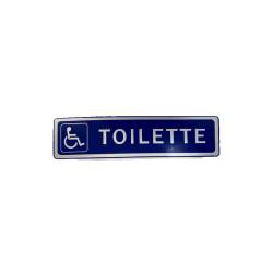 Adesivo Toilette diversamente abili blu