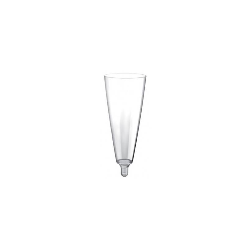 Gold Plast transparent maxi sparkling wine flute cl 10