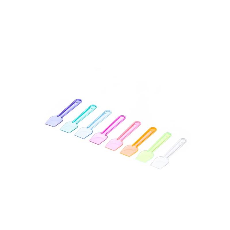 Plastic ice cream scoops assorted colors cm 8