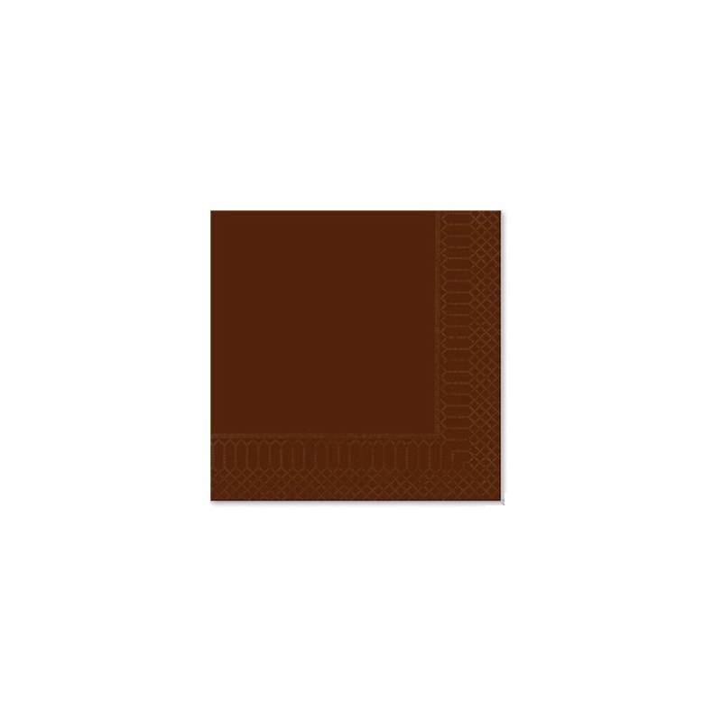 Tovagliolo in cellulosa 2 veli cioccolato cm 33x33 