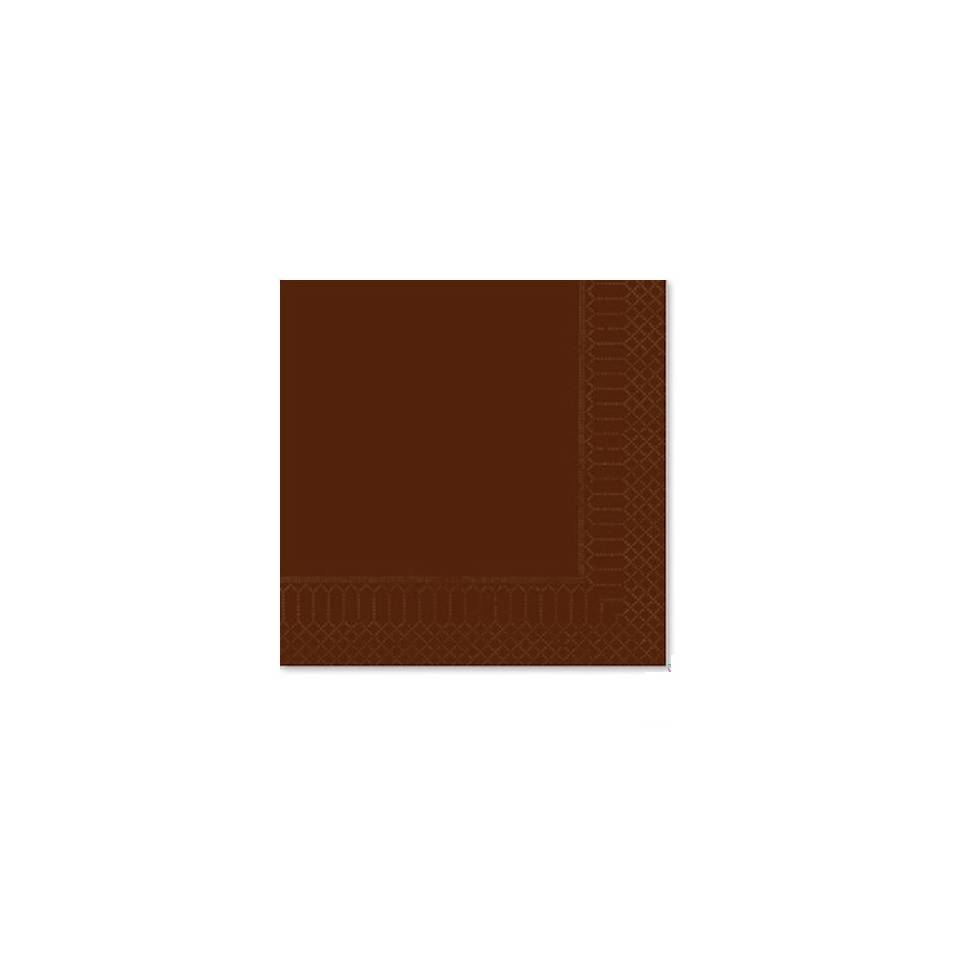 Tovagliolo in cellulosa 2 veli cioccolato cm 33x33 