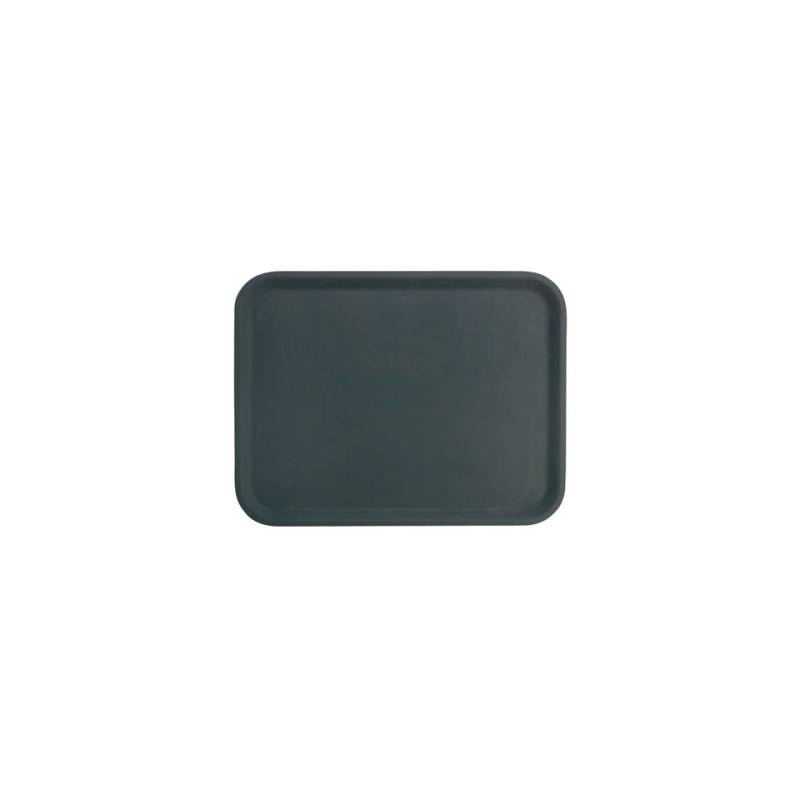 Polypropylene tray 35x46cm non-slip rectangular black