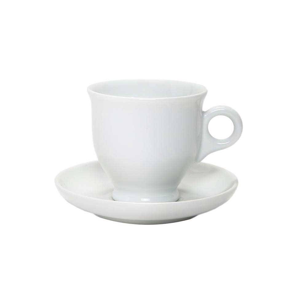 Royal chocolate cup with white porcelain plate cl 25