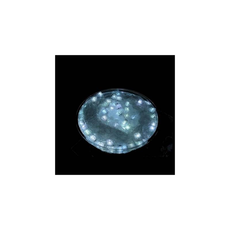 Cubito de plástico luminoso blanco