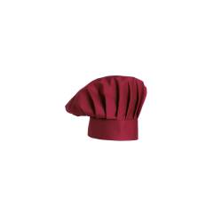 Egochef classic burgundy cotton chef hat