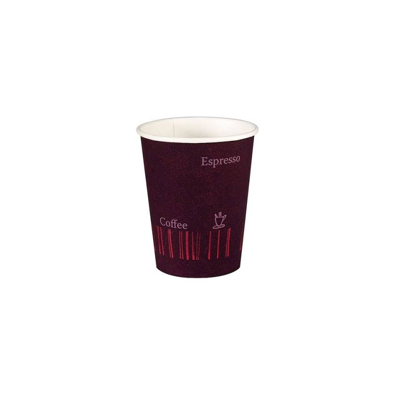 Bicchiere tè Coffee Quick Duni in carta marrone cl 24