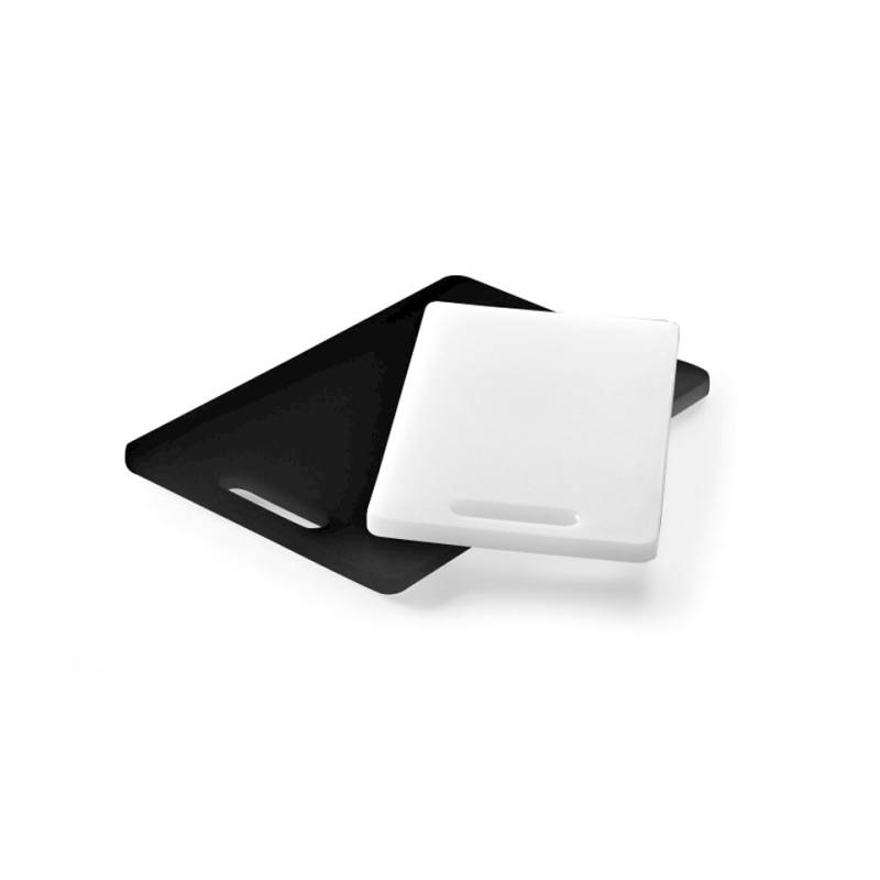 White HDPE universal chopping board 9.84x5.90x0.39 inch
