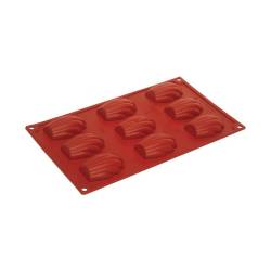 Flexipad madeleine 18 impronte in silicone marrone cm 30x17,5