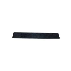 MC rubber mat/bar mat 51x8cm black