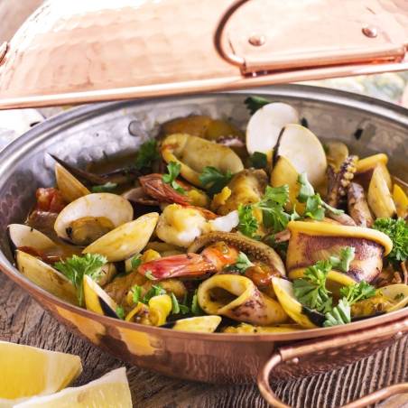 Cataplana de cobre cm 36