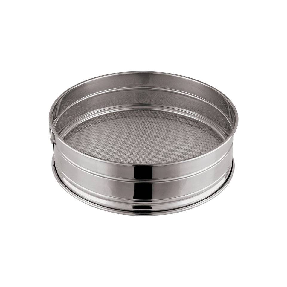 Stainless steel sieve for flouring fish 13.38 inch